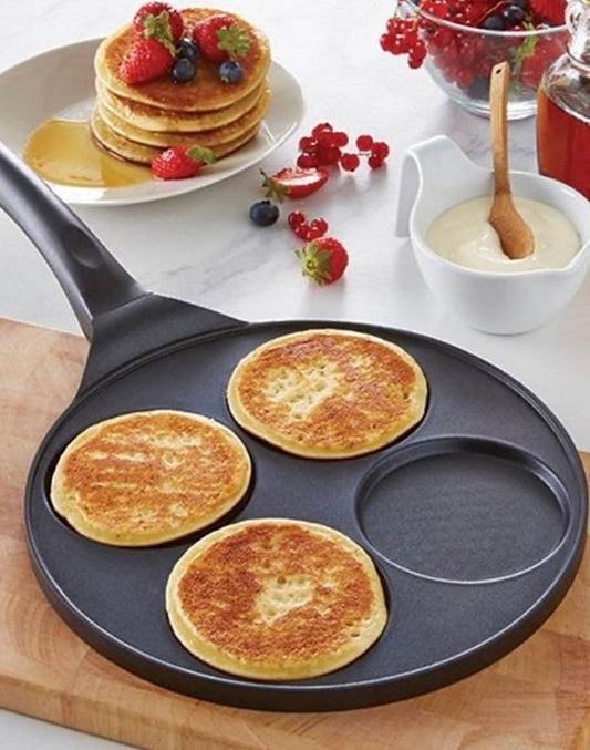 Cast iron crepe pan